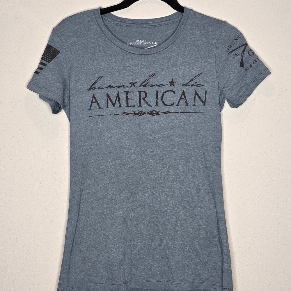 Grunt Style Heather Blue Women's Tee